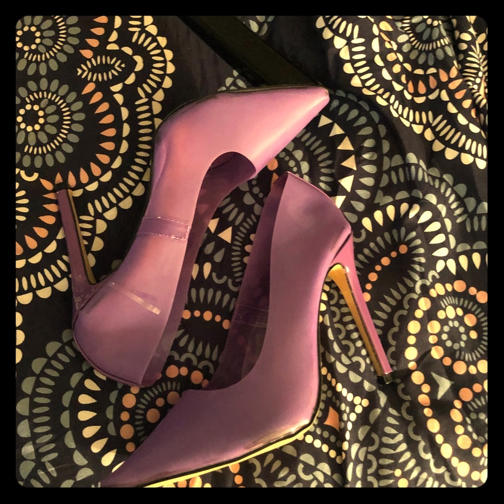 Purple perplex heels